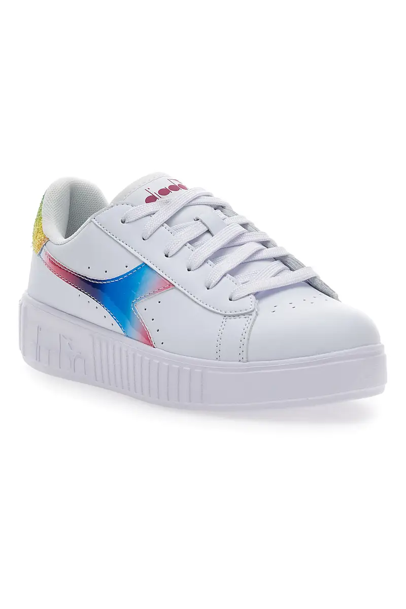 Sneakers Diadora Game Step Bloom GS Bianche miniatura 2