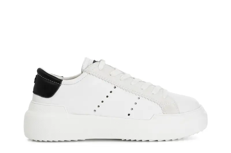 sneakers donna allacciata bianco