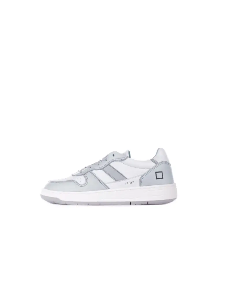 Sneakers Donna D.A.T.E. Bianco azzurro Court 2.0 soft
