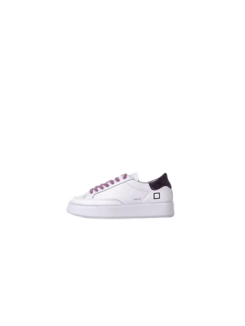 Sneakers Donna D.A.T.E. White grey Sfera stripe