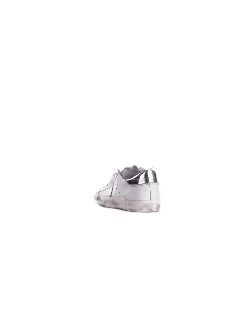 Sneakers Donna PHILIPPE MODEL PARIS Bianco argento Prsx low miniatura 2