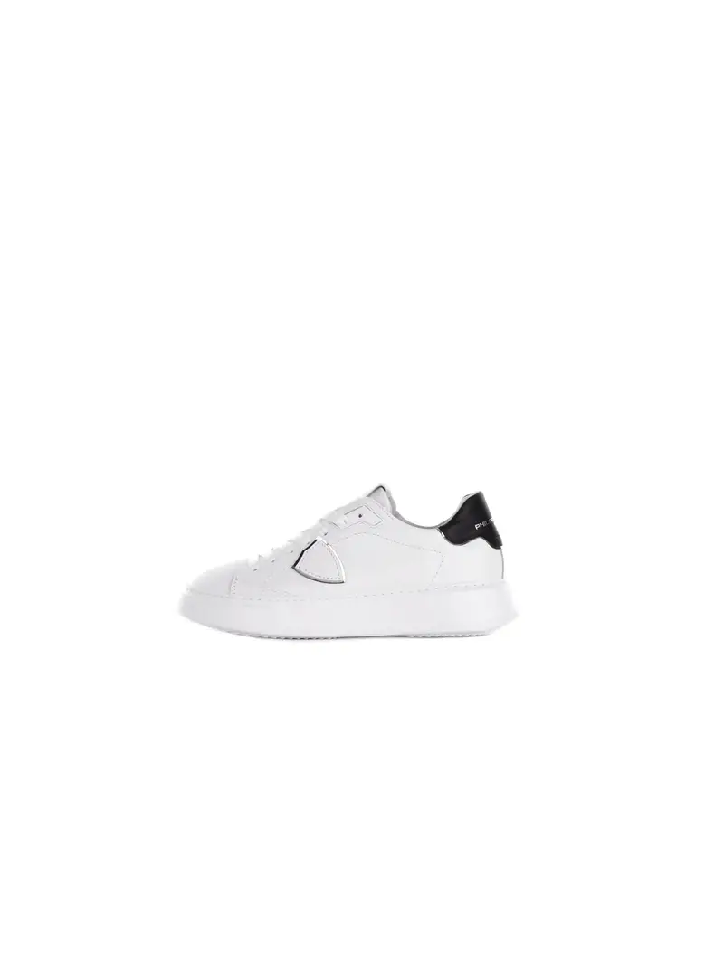 Sneakers Donna PHILIPPE MODEL PARIS Bianco nero Temple low