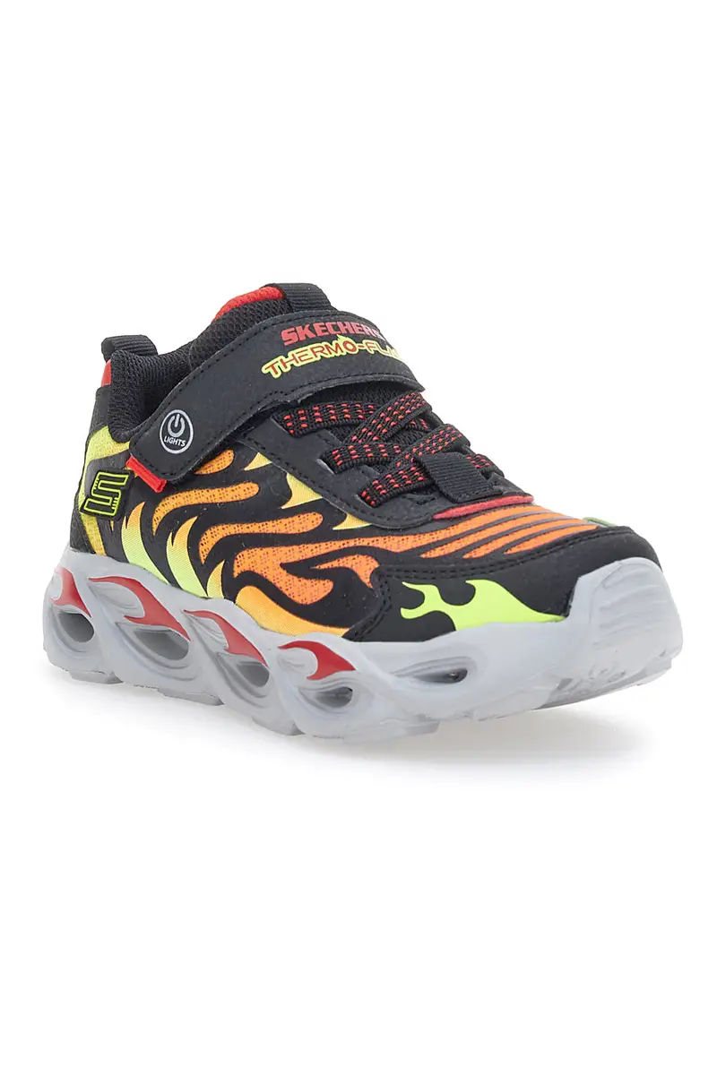 Sneakers Fiammanti Nere Skechers Thermo-Flash miniatura 2