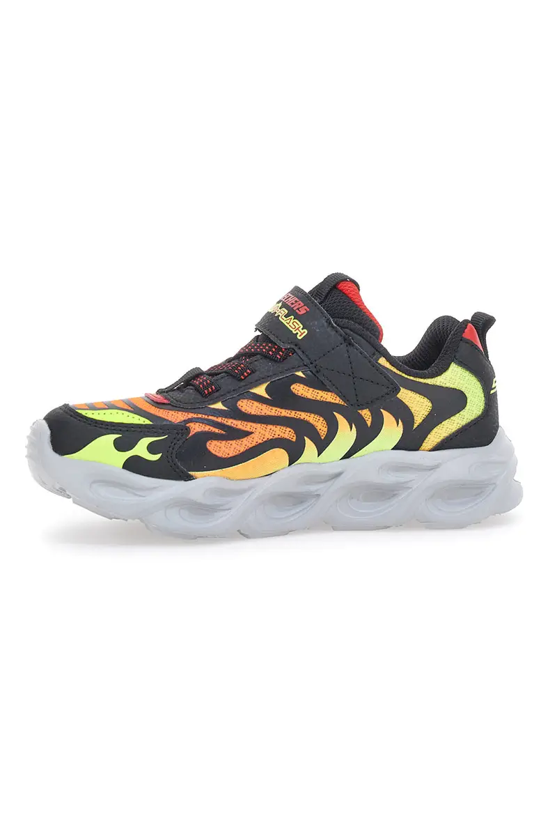 Sneakers Fiammanti Nere Skechers Thermo-Flash miniatura 3