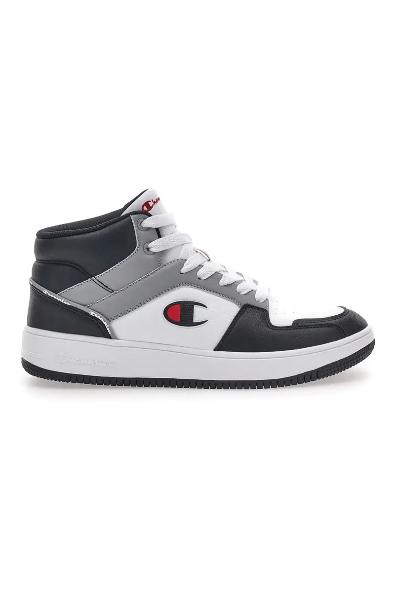 Sneakers Grigie Alte con Lacci Champion Rebound 2.0 Mid