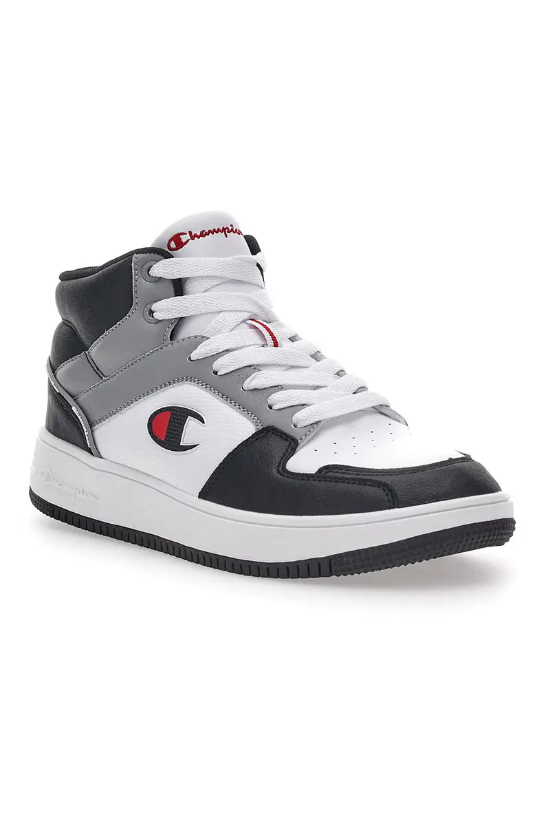 Sneakers Grigie Alte con Lacci Champion Rebound 2.0 Mid miniatura 2