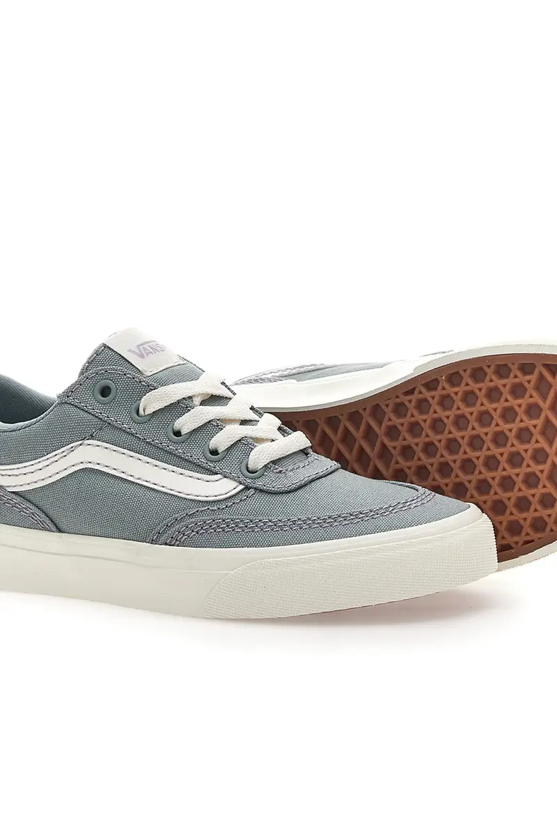 Sneakers Grigie Azzurre Con Lacci Vans Brooklyn miniatura 3