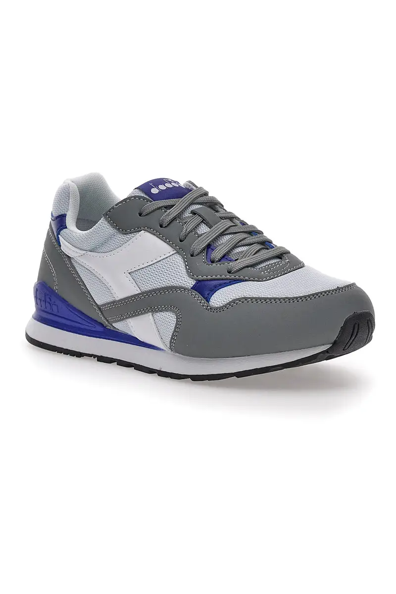 Sneakers Grigie Casual con Lacci Diadora N°92 GS miniatura 2