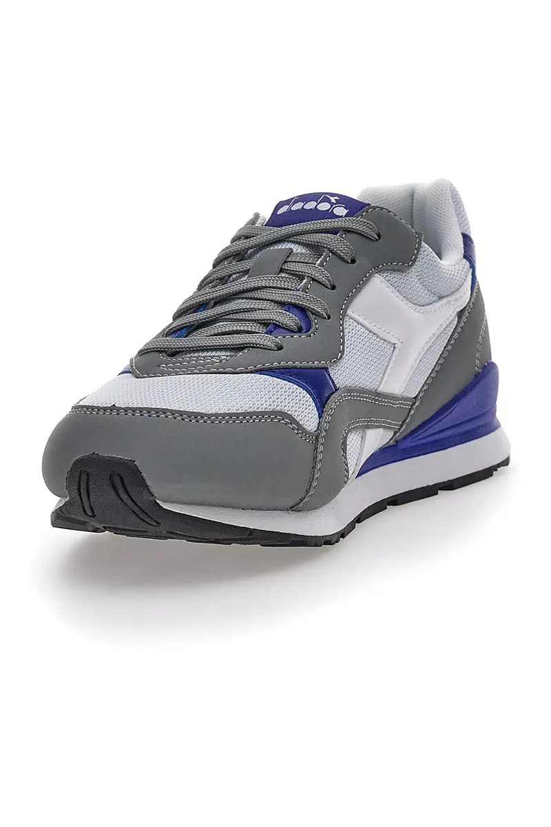 Sneakers Grigie Casual con Lacci Diadora N°92 GS miniatura 3