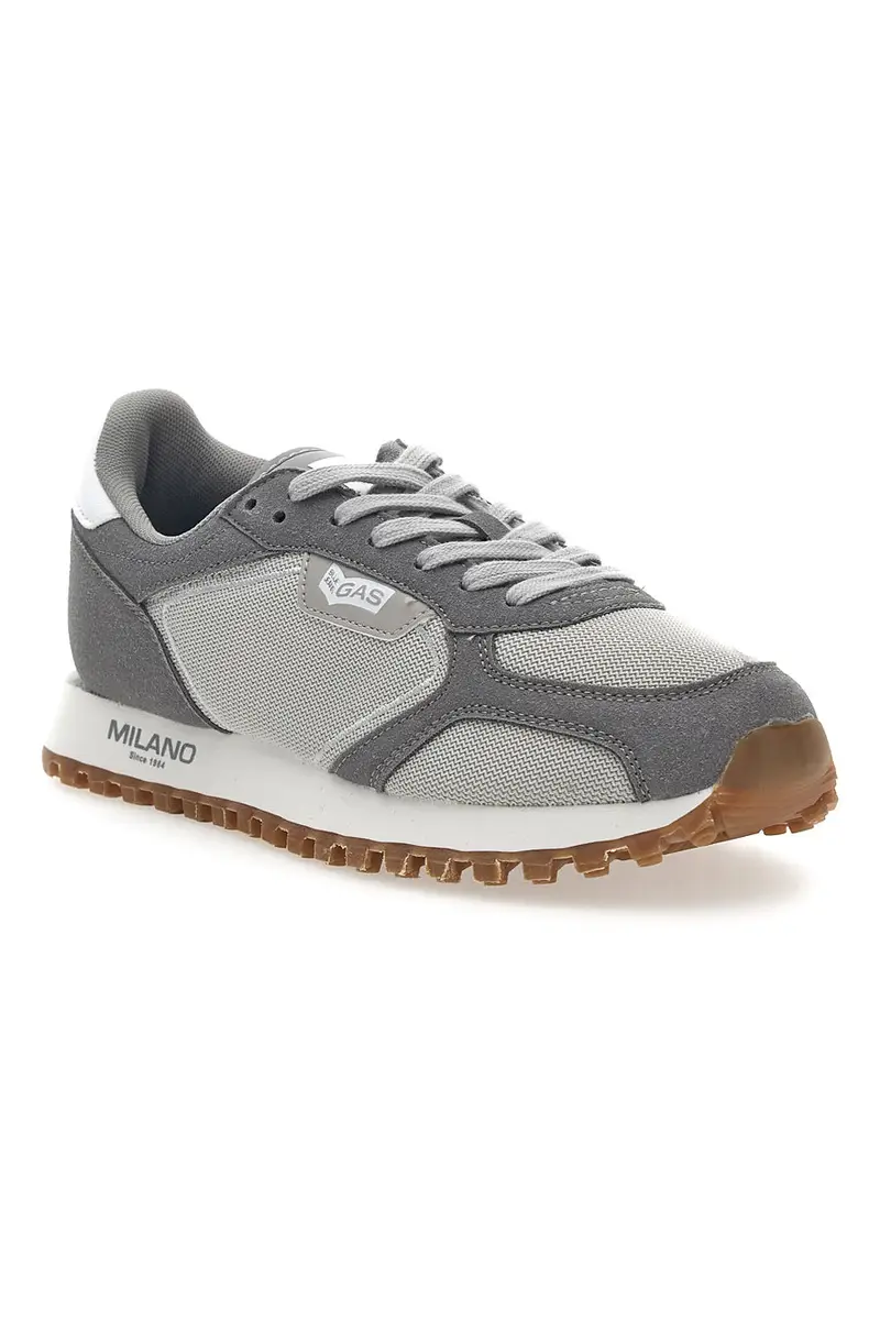 Sneakers Grigie Con Suola a Contasto Gas Spidy Mix miniatura 2