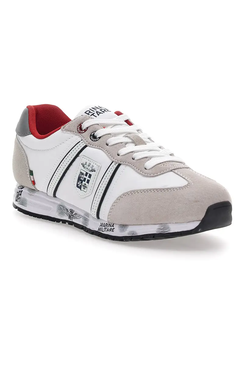 Sneakers Grigie e Bianche Con Lacci Marina Militare MM255 miniatura 2