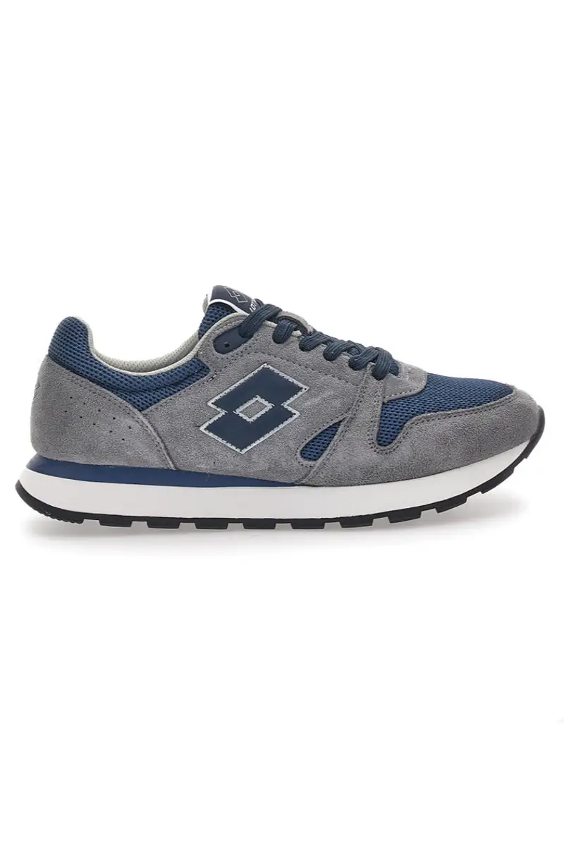 Sneakers Grigie e Blu Con Air Memory Foam Lotto Trainer Amf Msh