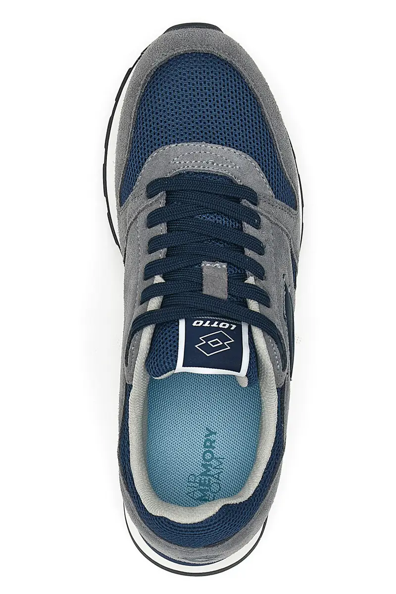 Sneakers Grigie e Blu Con Air Memory Foam Lotto Trainer Amf Msh miniatura 3