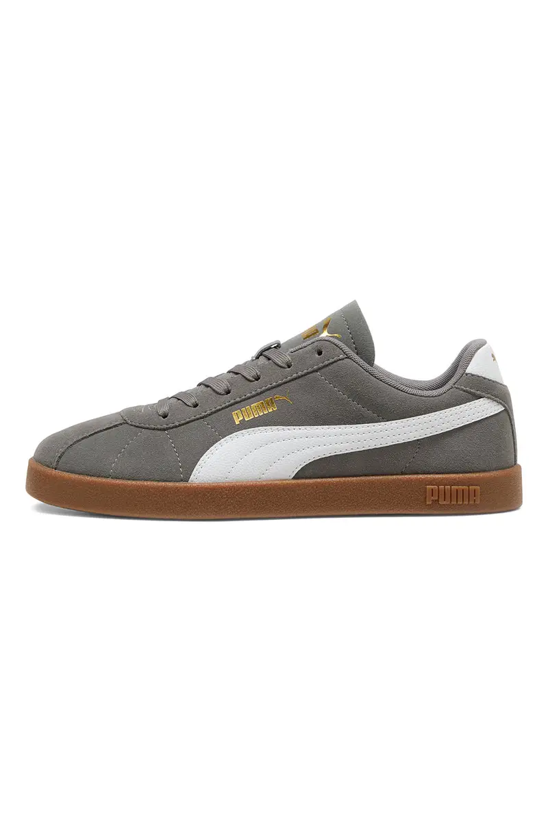 Sneakers Grigie in Pelle Puma Club II