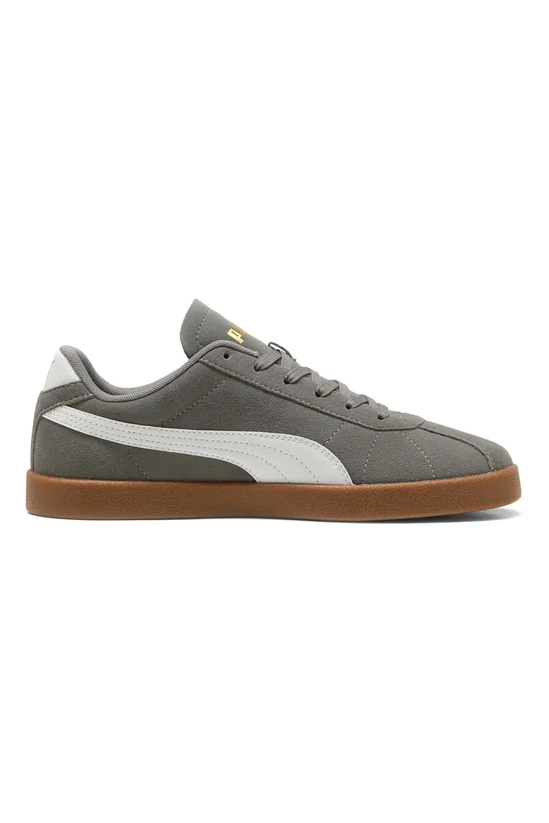 Sneakers Grigie in Pelle Puma Club II miniatura 2