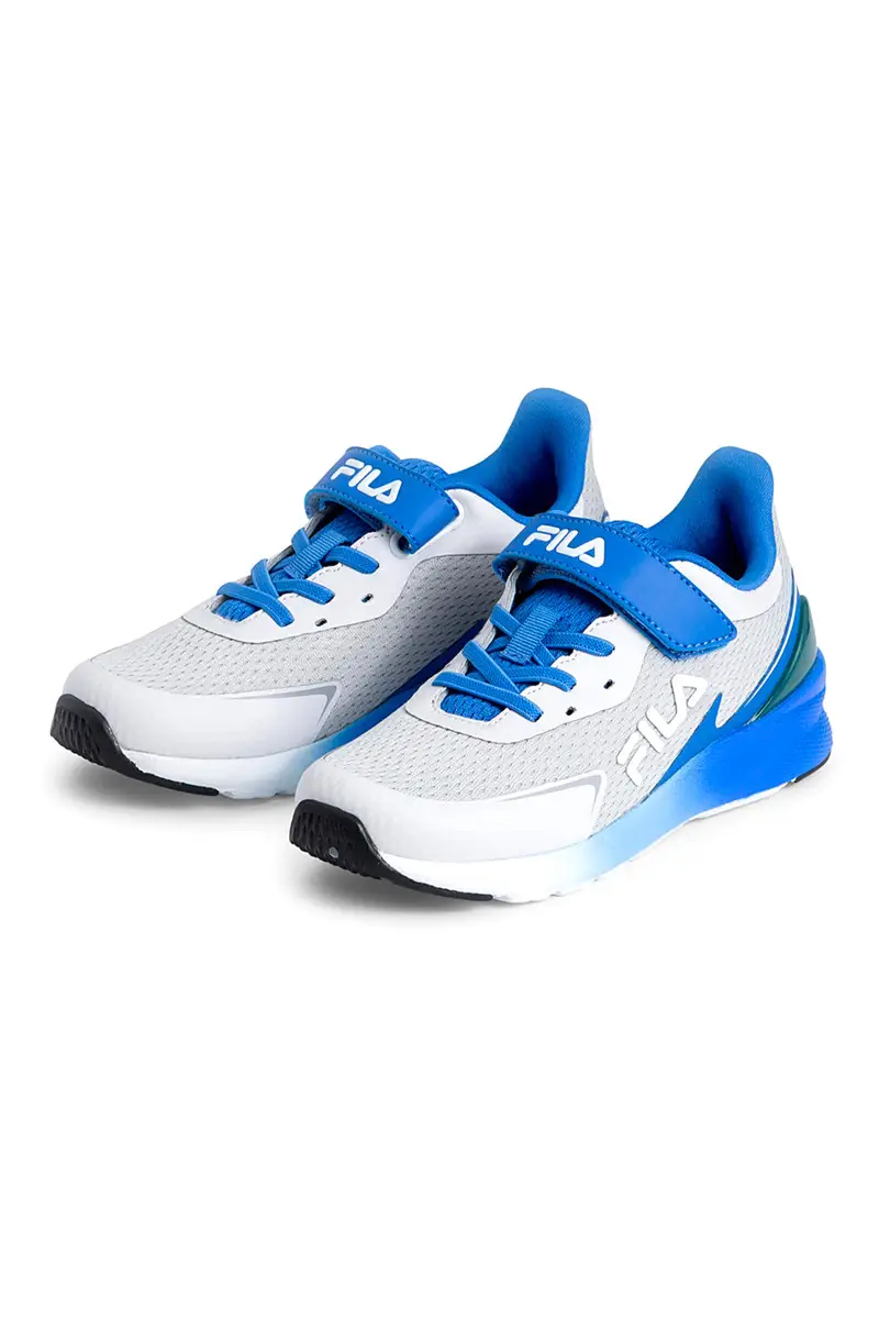 Sneakers Grigio e Blu con Velcro FILA CRUSHER miniatura 3