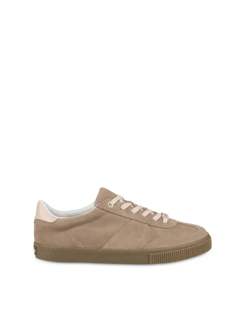 Sneakers in crosta Venice BEIGE, 43, Pollini