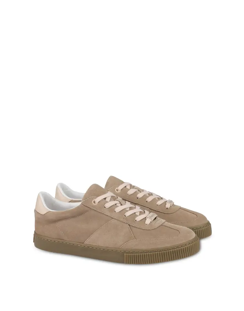 Sneakers in crosta Venice BEIGE, 43, Pollini miniatura 2