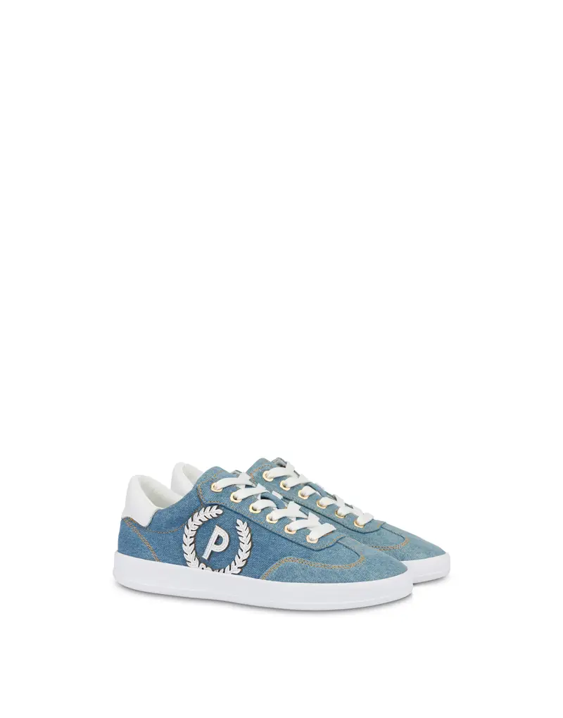Sneakers in denim Venus DENIM/CLOUD, 40, Pollini miniatura 2
