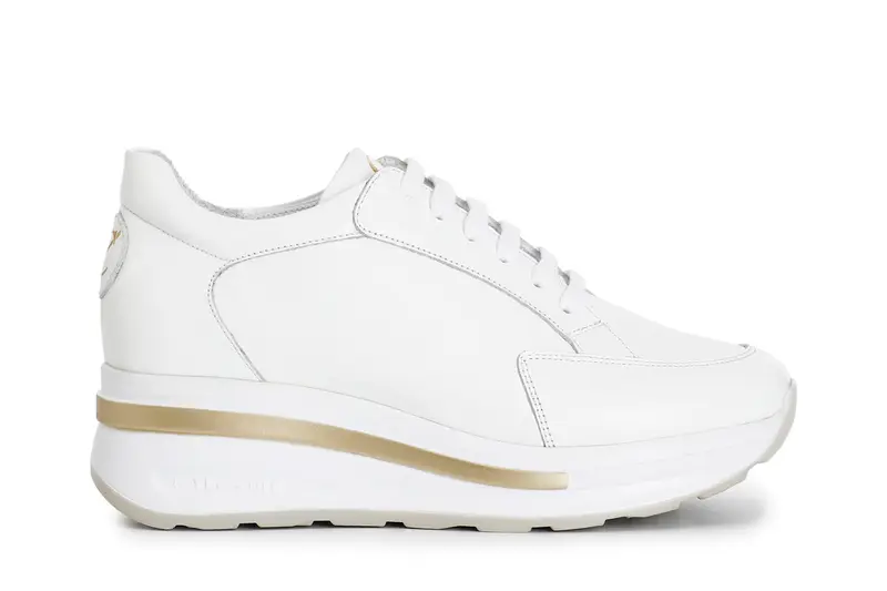 sneakers in pelle bianco 39