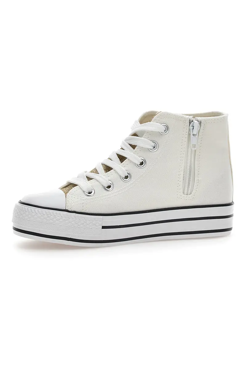 Sneakers in tela Energy 115 Bianche miniatura 3