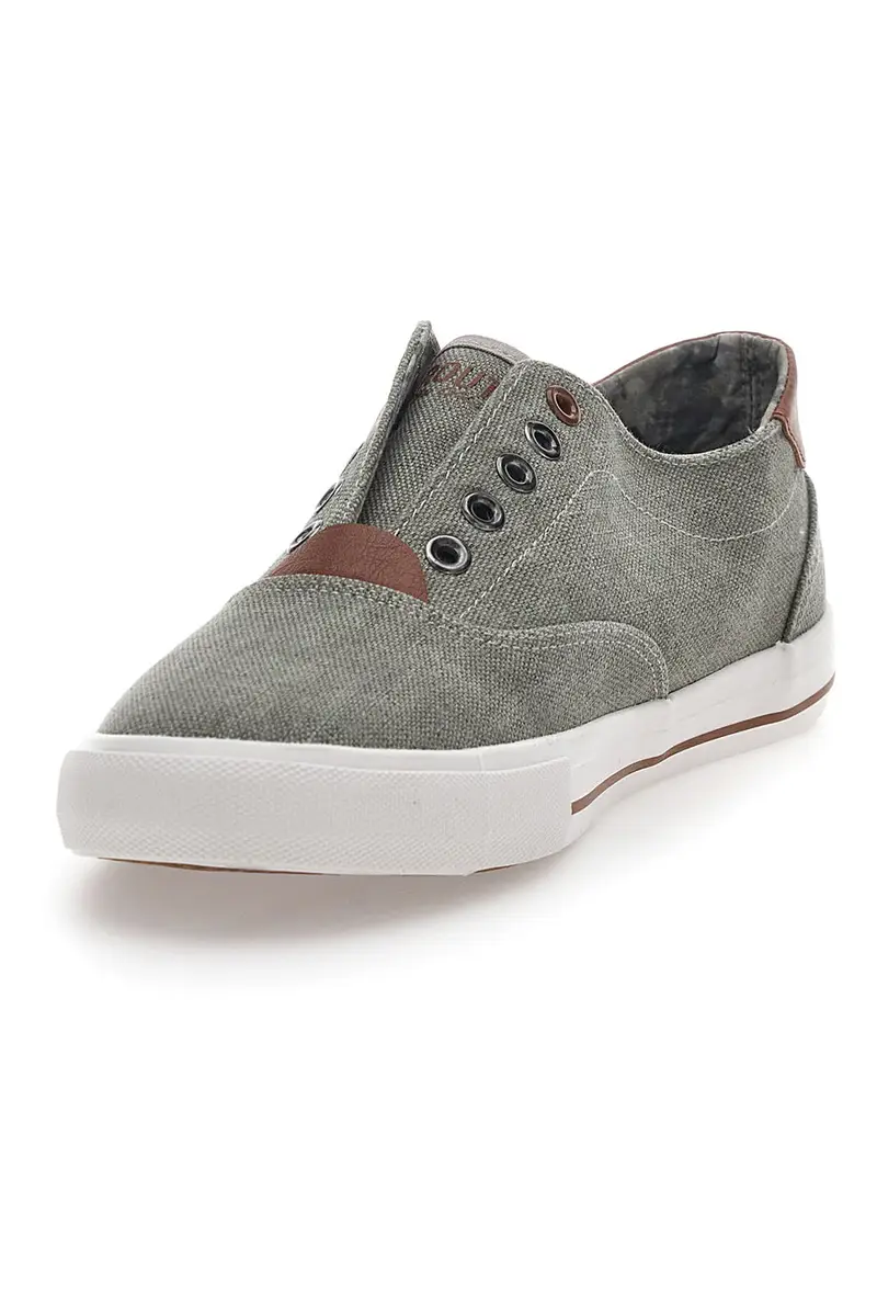 Sneakers in Tela Grigio Route 66 91414 miniatura 3