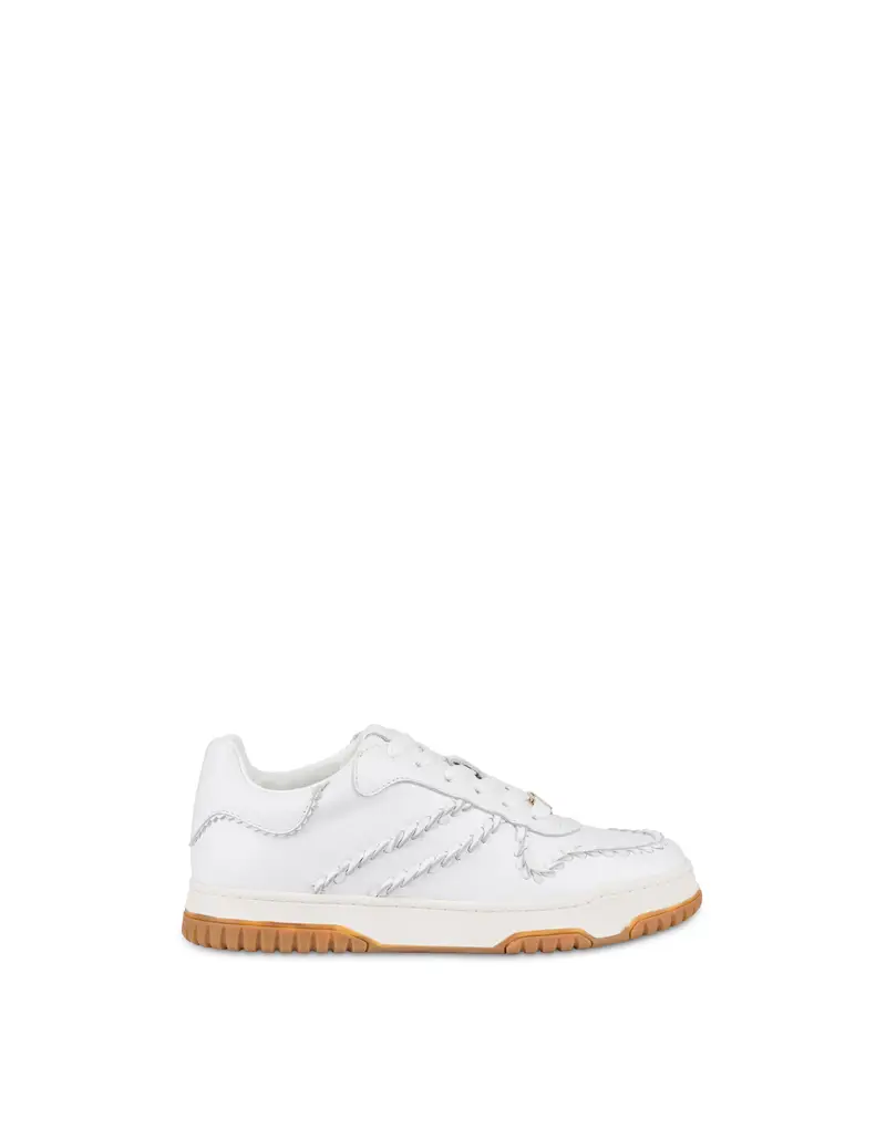Sneakers in vitello Artisan Sandy CLOUD/CLOUD, 36, Pollini