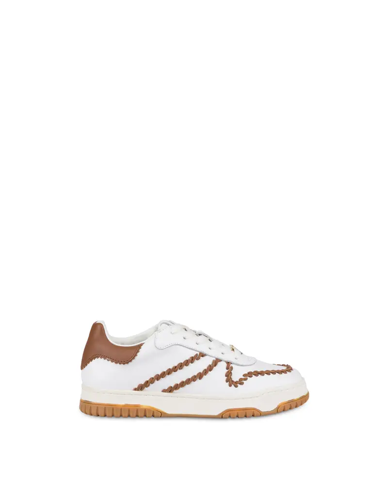 Sneakers in vitello Artisan Sandy CLOUD/RODEO, 41, Pollini