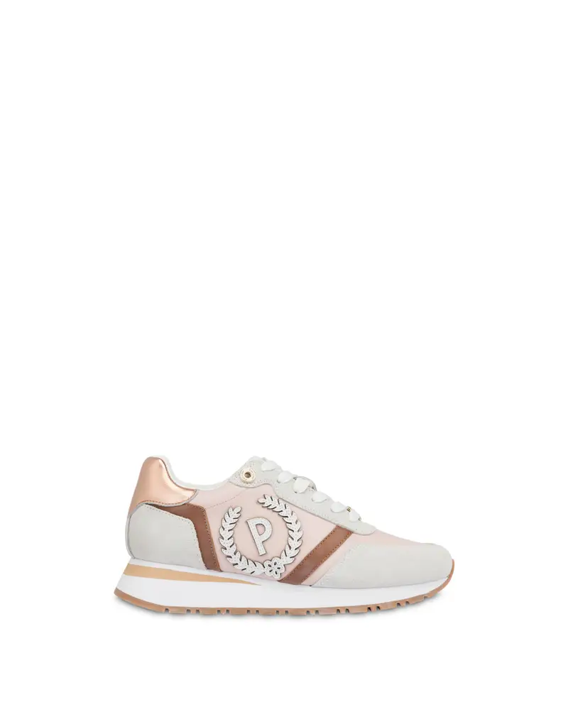 Sneakers in vitello e crosta Speedy DESERT/CLOUD/RODEO/RAME, 39, Pollini