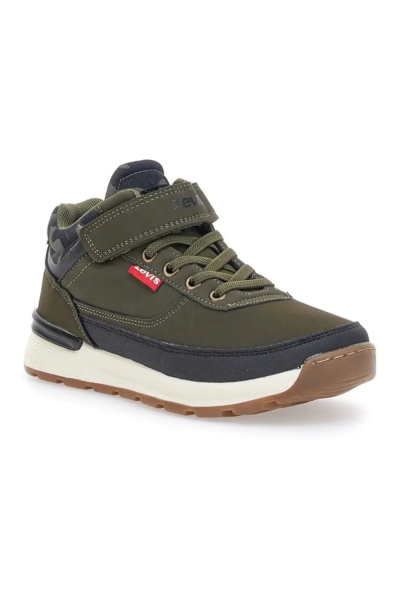 Sneakers Khaki Mid-Cut con Velcro Levi's Ascot Refresh miniatura 2