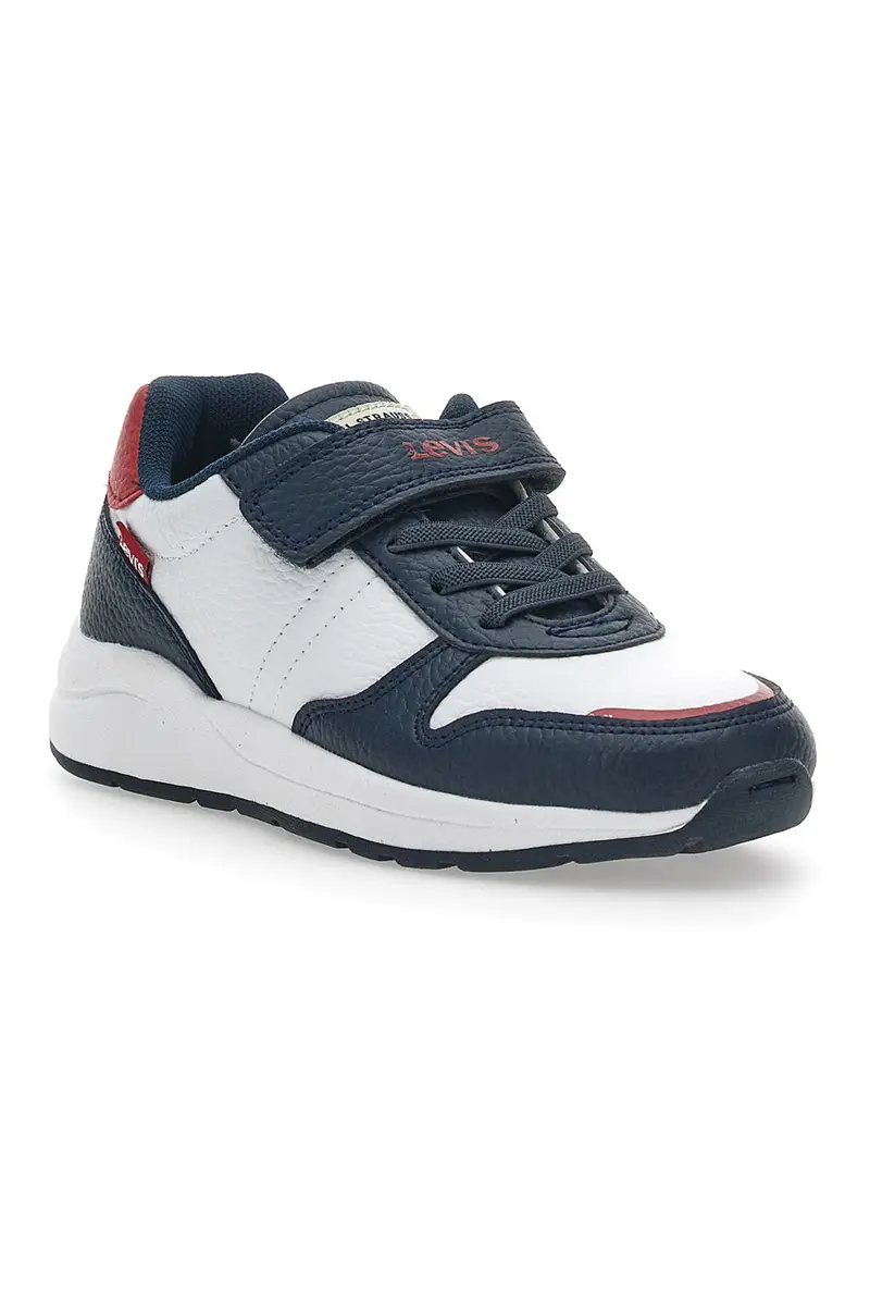 Sneakers Levi's Baylor Refresh S Bianche e Blu miniatura 2