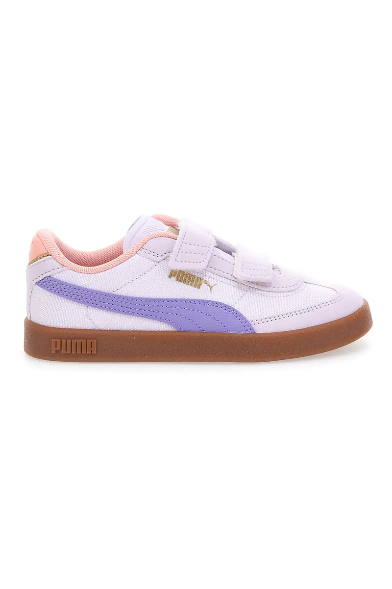 Sneakers lilla con doppio strappo suola in gomma Puma Club Era CV V PS