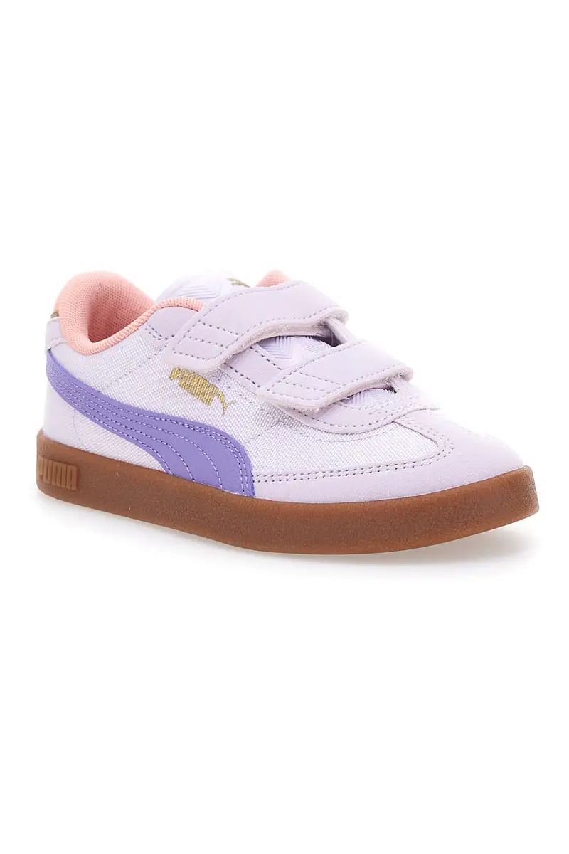 Sneakers lilla con doppio strappo suola in gomma Puma Club Era CV V PS miniatura 2