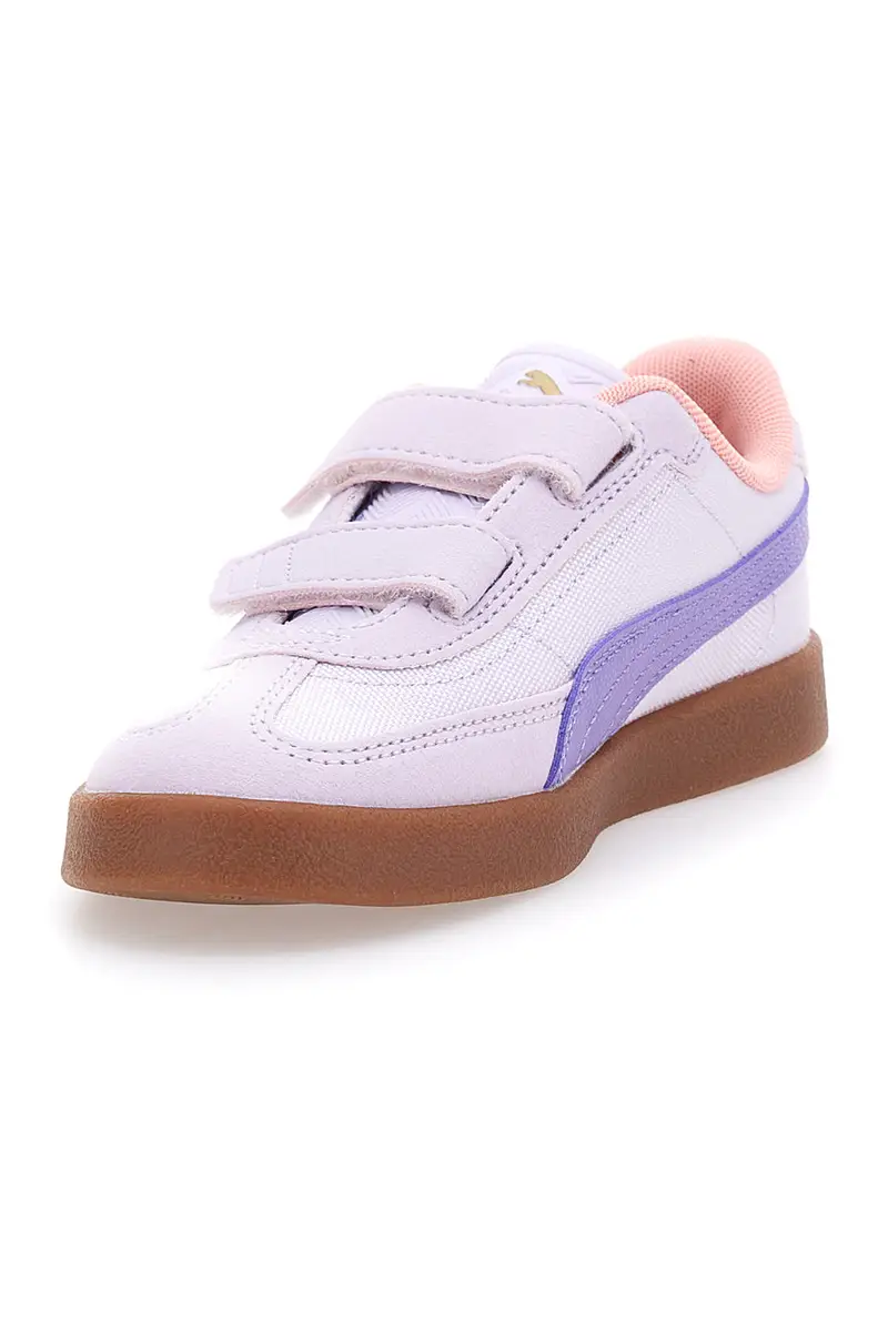 Sneakers lilla con doppio strappo suola in gomma Puma Club Era CV V PS miniatura 3