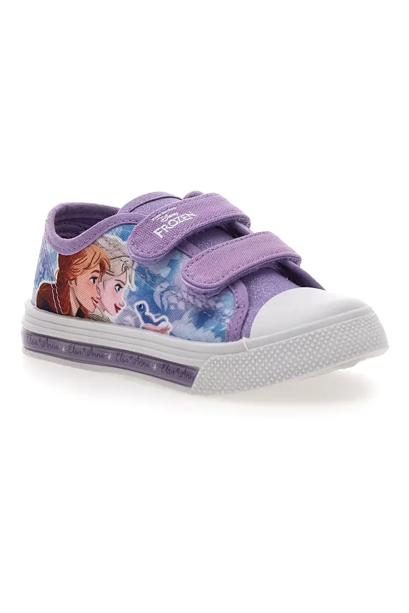 Sneakers Lilla con Luci e Stampa di Elsa e Anna DISNEY FROZEN D34310593T miniatura 2