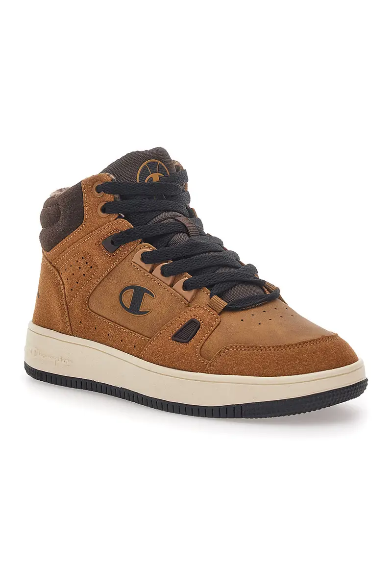 Sneakers Marroni Mid-Cut Champion Rebound Mid Winterized B Gs miniatura 2