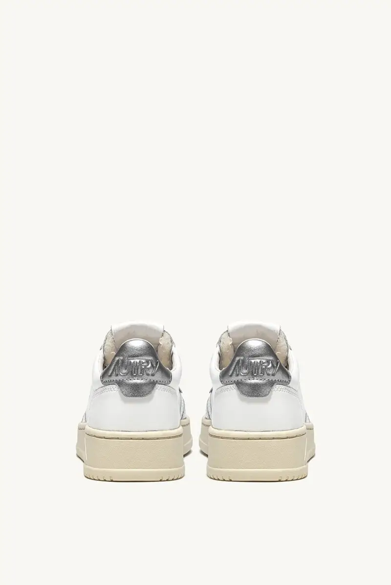 Sneakers Medalist Low Bianco e Argento miniatura 3