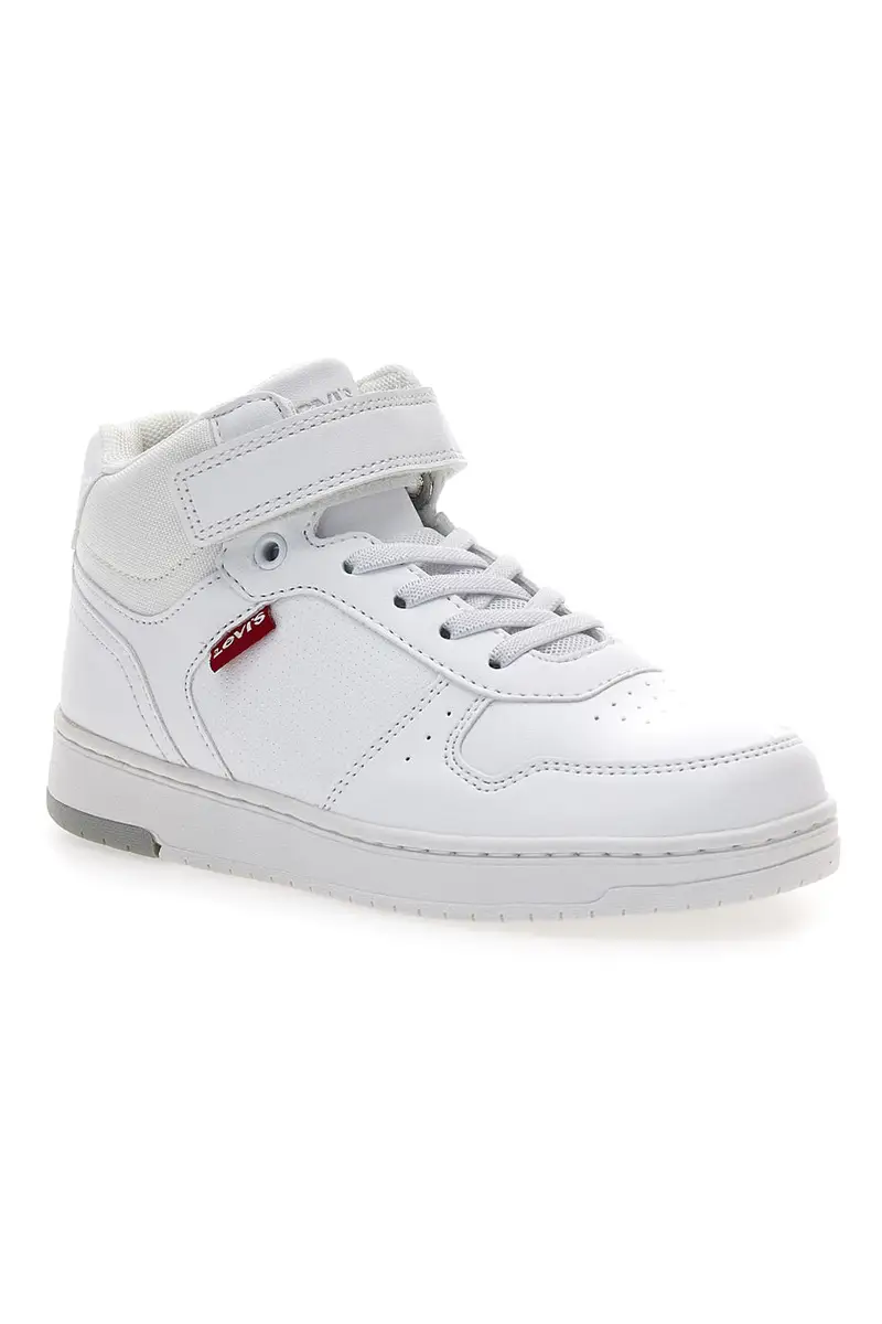 Sneakers mid bianche con strappo Levi's Kick Mid Se miniatura 2
