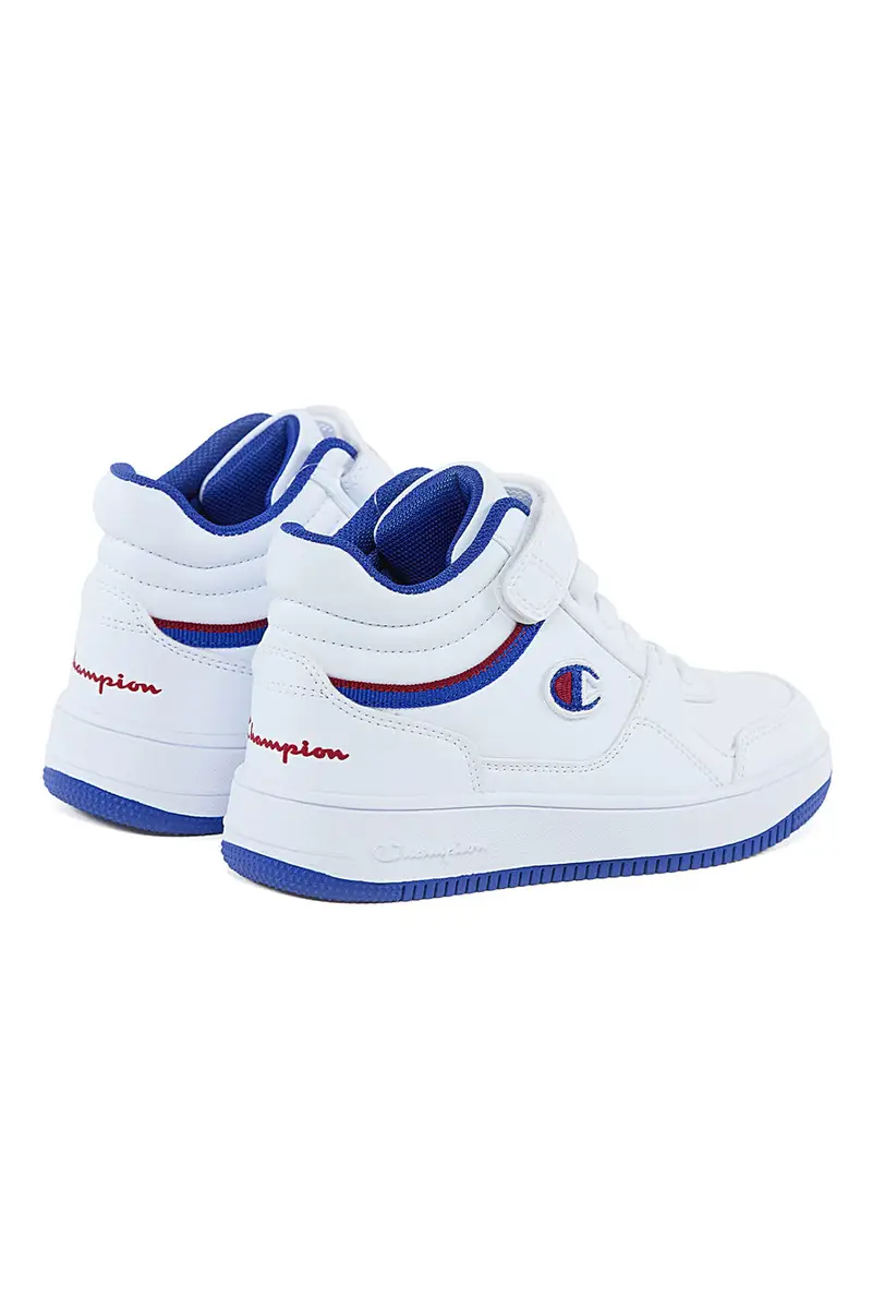 Sneakers Mid-Cut Bianche e Blu Champion RD18 MID B PS miniatura 3