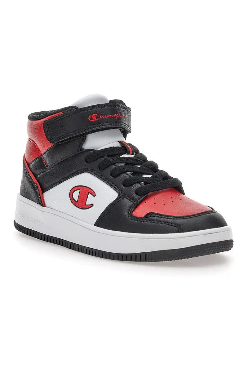 Sneakers Mid-Cut Bianche e Nere Champion Rd18 2 Mid B Gs miniatura 2