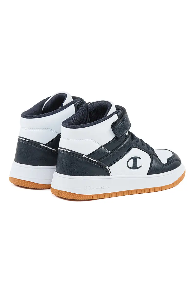 Sneakers Mid-Cut Bianche e Nere Champion Rd18 2 Mid B Gs miniatura 2