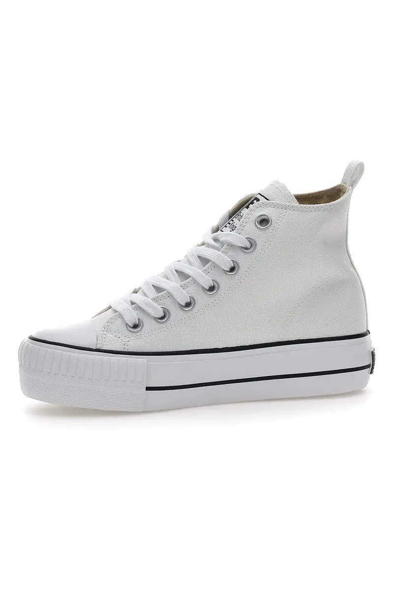 Sneakers Mid-Cut British Knights Kaya Platform Bianche miniatura 3