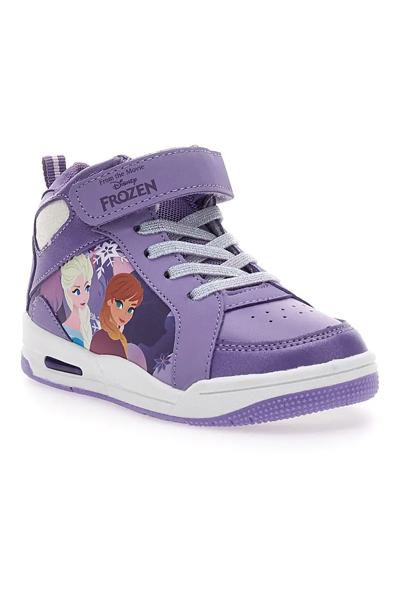 Sneakers Mid-Cut con Luci Viola Disney Frozen D10551 miniatura 2