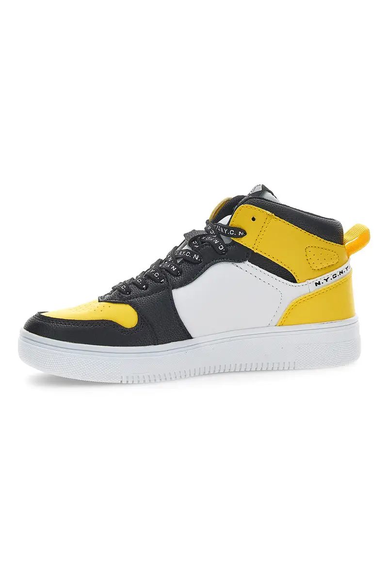 Sneakers Mid Cut Cotton Belt Karim Gialle miniatura 3