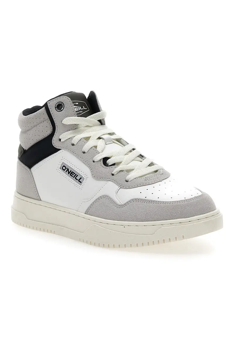 Sneakers Mid Cut Galveston Bianche miniatura 2