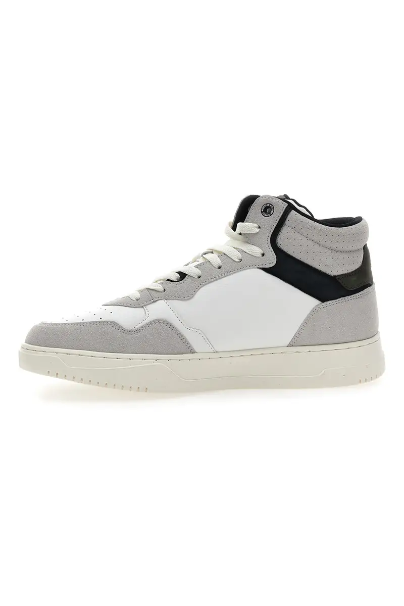 Sneakers Mid Cut Galveston Bianche miniatura 3