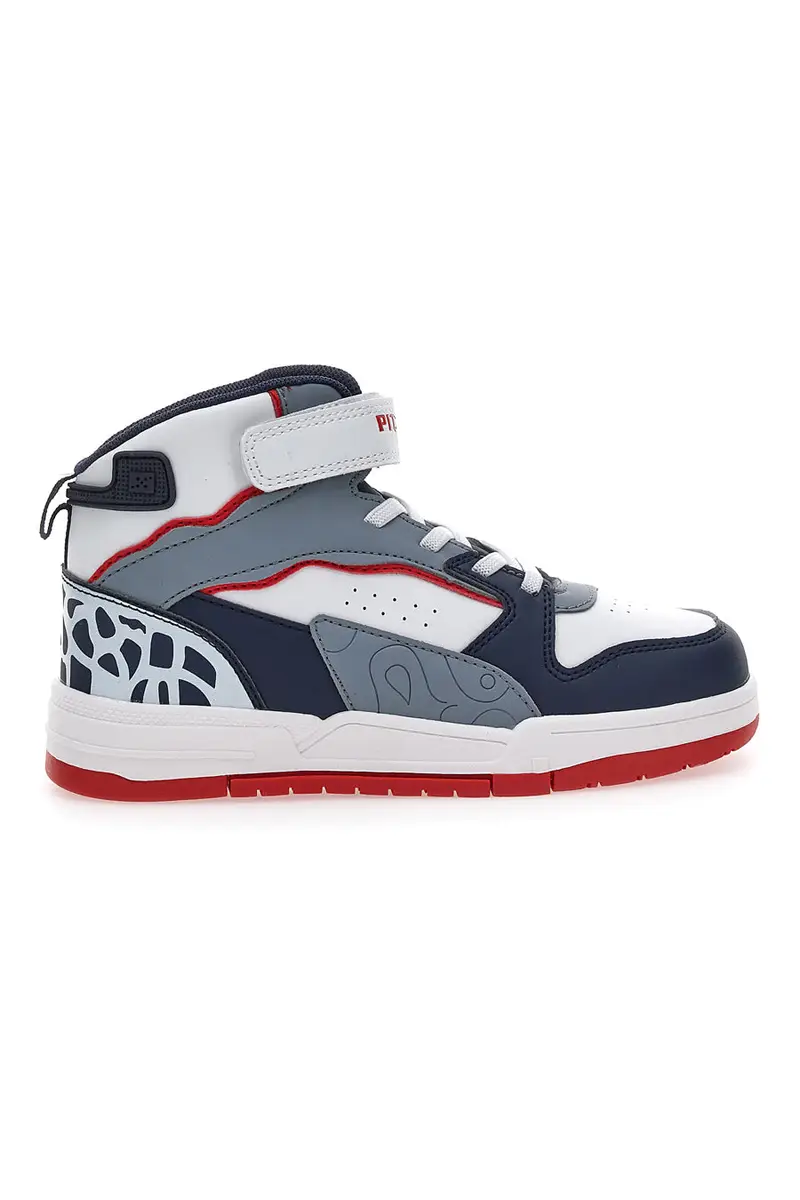 Sneakers Mid-Cut grigie e nere PITT KIDS K22879