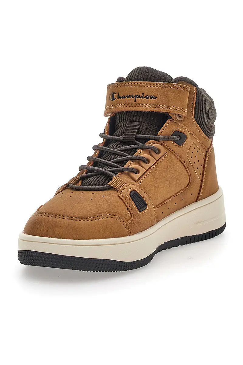 Sneakers Mid-Cut Marroni con Velcro CHAMPION RB18 MID CORD B PS miniatura 3