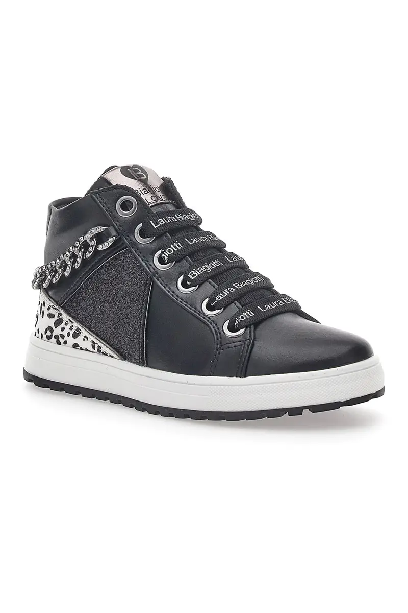 Sneakers Mid-Cut Nere Laura Biagiotti 15546 miniatura 2