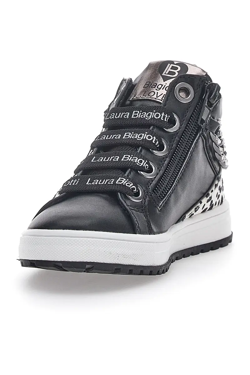 Sneakers Mid-Cut Nere Laura Biagiotti 15546 miniatura 3